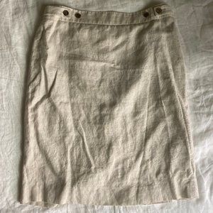 J Crew linen skirt